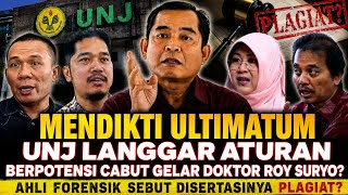HIGHER EDUCATION MINISTER ISSUES ULTIMATUM TO UNJ FOR VIOLATING REGULATIONS: COULD ROY SURYO’S DO...