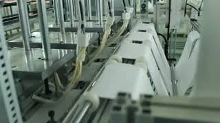 Cup mask forming machine at the user's workshop