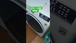 ( Part 1 ) LG AI FV1408G4W washer spinning service test mode .