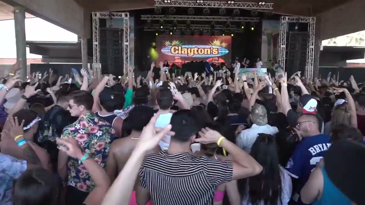 Steve Aoki at Claytons Beach Bar Wednesday March 16