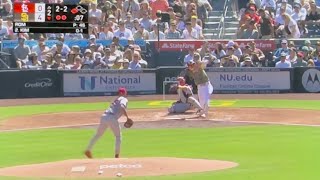 Celebrity Throwing error & Padres get a run vs Cardinals 09/24/23 Wealth