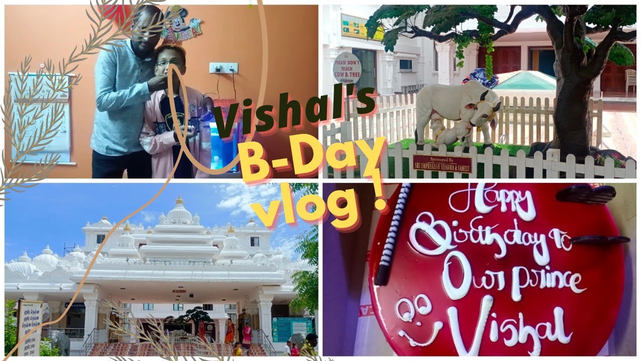 My son Vishal's b'day vlog || iskontemple || Surprisegift ||montracycle ||bsacycle