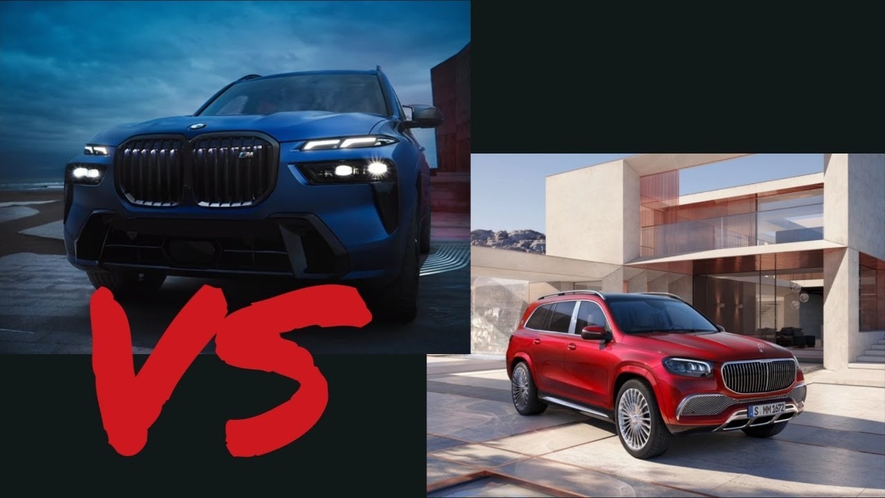 2023 BMW X7 M60i VS Mercedes-Maybach GLS 600 - YouTube