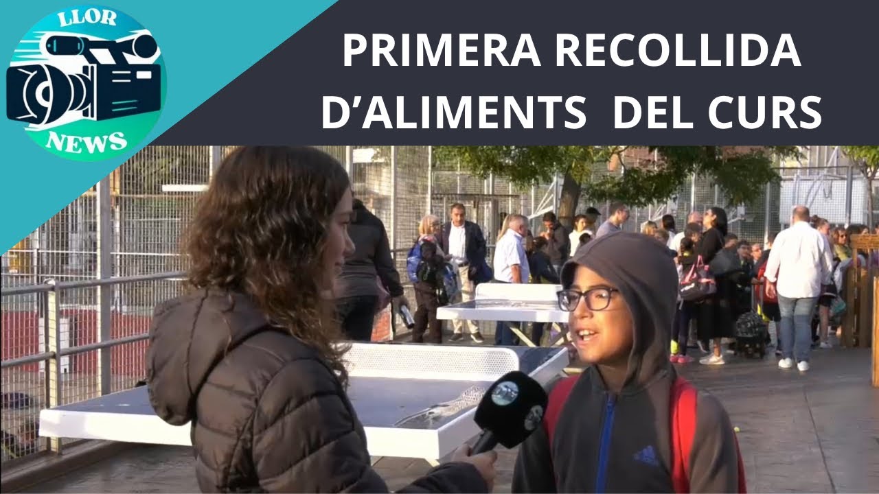 PRIMERA RECOLLIDA D'ALIMENTS