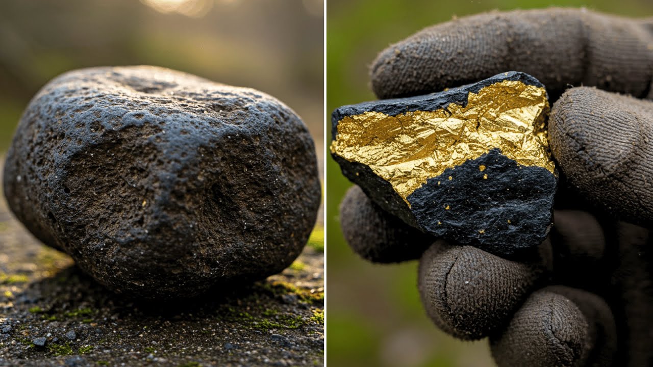 Voici COMMENT TROUVER DE L’OR dans les Roches Sombres et les Galets de Rivière