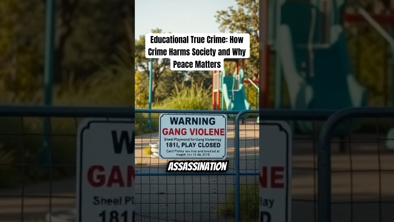 Educational True Crime: How Crime Harms Society and Why Peace Matters 