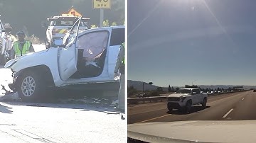 New video shows man driving wrong-way before killing 2 on San Jose freeway