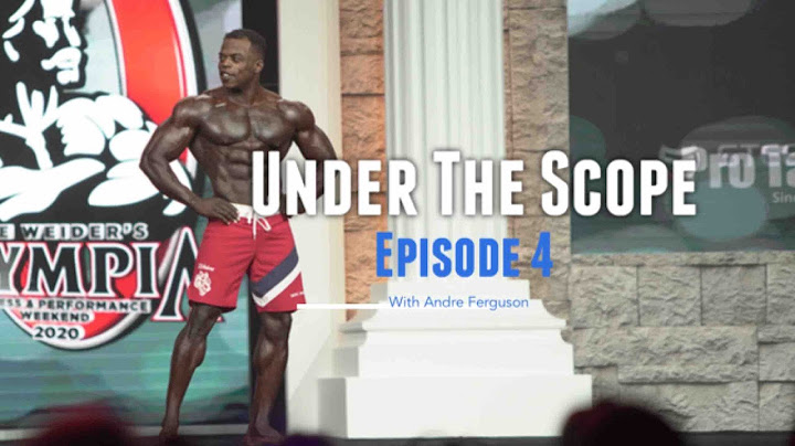 Episode 4 of Under The Scope with Special Guest Andre Ferguson