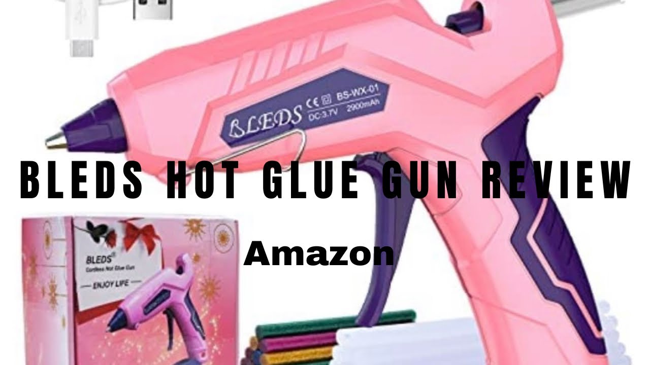 Bleds Cordless Hot Glue Gun Review/Amazon/ Unboxing/ Project Share