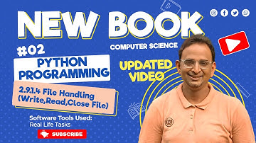 Unit 2 | File Handling in Python | ICS Part 1 Computer Science 2025 (PCTB Syllabus) | Updated