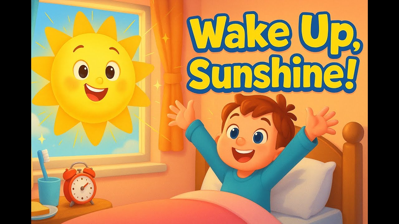 Wake Up, Sunshine! | Morning Routine Song for Kids | Preschool Sing ...