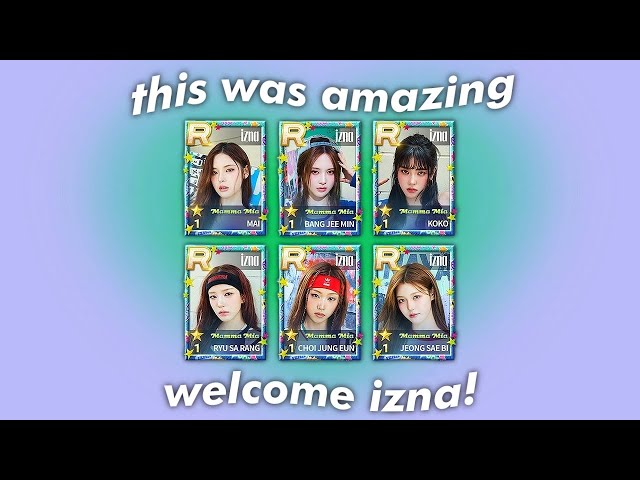 izna finally got updated on superstar wakeone!! mamma mia! - YouTube