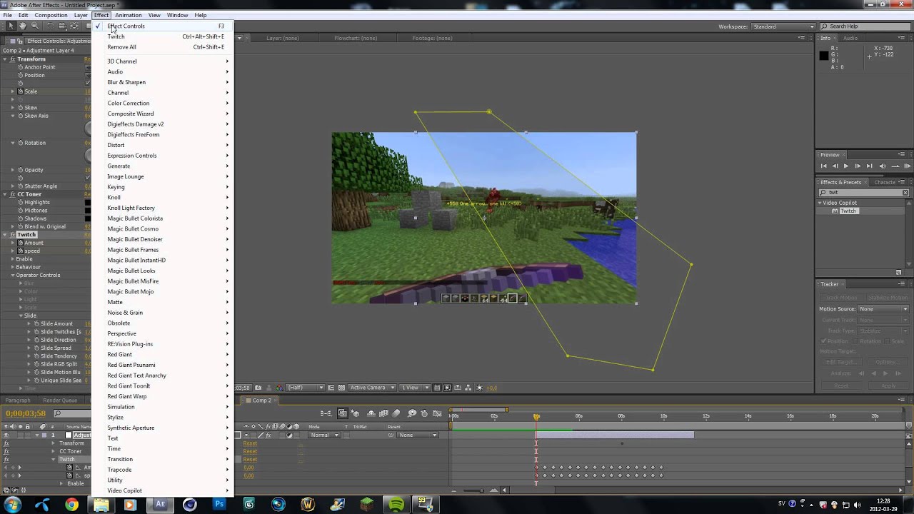 Dez Tutorial #2 | Masking with Twixtor + Color flashing objects