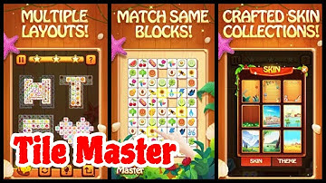 Tile Master - Classic Triple Match & Puzzle Game