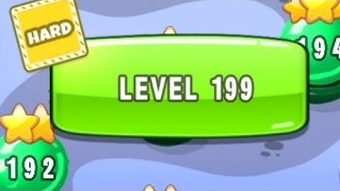 Bubble shooter game, Level 199