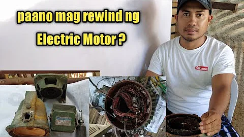Rewinding Single Phase Electric Motor..part 1