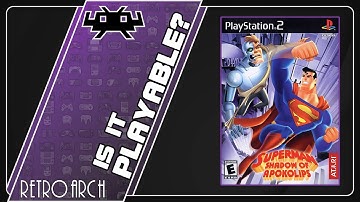 Is Superman: Shadow Of Apokolips Playable? RetroArch Performance [Series X | PCSX2]