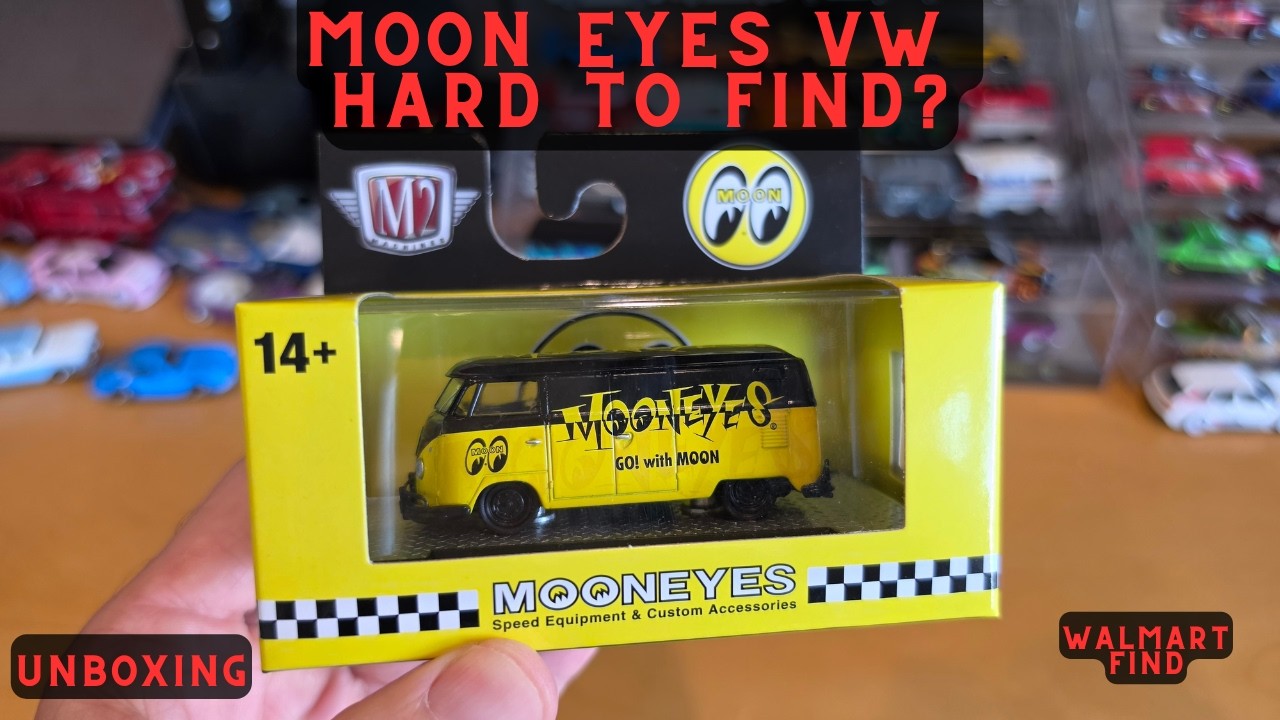 M2 Machines GO! with MOON トラック M2 Machines Unboxing: Moon Eyes VW Delivery Van (Walmart Find