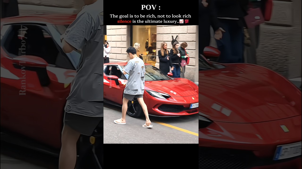 POV : They judged the clothes, then they saw the Ferrari 💀🦁#shorts