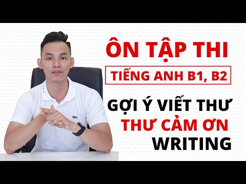 Video WRITING | Gợi ý VIẾT THƯ Cảm ơn | Tiếng Anh 6 bậc -... - youtube