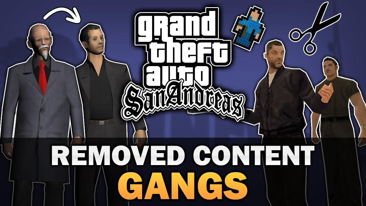 GTA SA - Beta Gangs [Compilation] [Analysis]