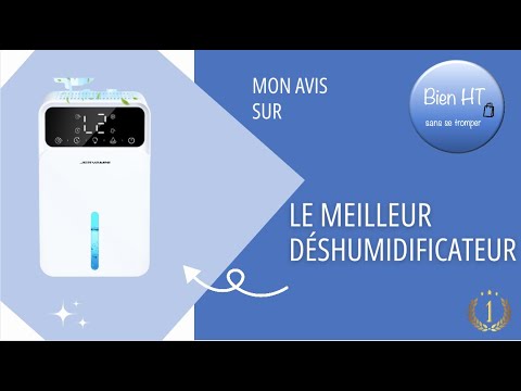 JERVAMNI Deshumidificateur d air, Déshumidificateur Electrique