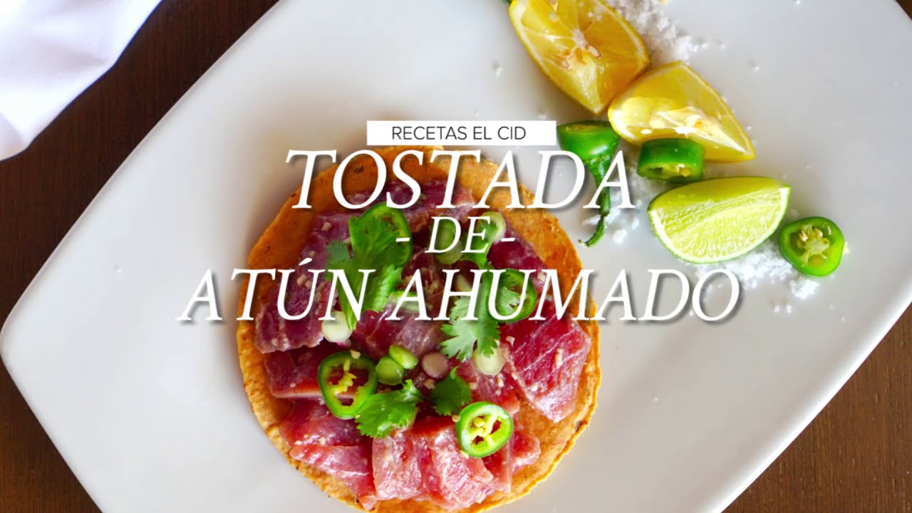 Recetas El Cid - Tostada de Atún Ahumado - YouTube