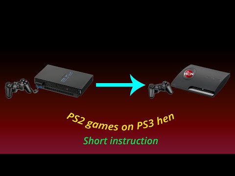 PS2 Games On PS3hen (short Instruction) || PS2 игры на PS3 Hen