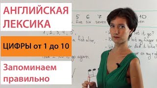 Английские цифры 1-10. Не запоминай - просто посмотри видео