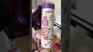 Así se hace un tumbler de diseño #tutorial #sublimation #crafts