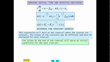 LR and RC Circuits Review 1st Order