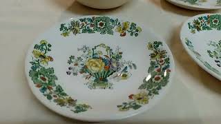 Information 4 MASONS of England IRONSTONE STRATHMORE. 3 Saucers and 1 Bowl. 1960s. C4897 News
