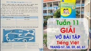 [Chân trời sáng tạo]Vở bài tập Tiếng Việt 2  trang 57,58,59,60,61 |Lớp 2 – tập 1 |Tuần 11|Học online