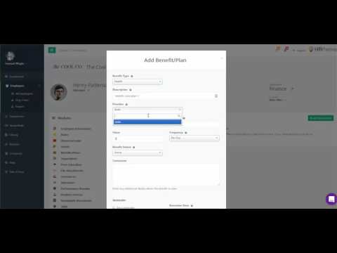 Benefit Tracking in HRPartner.io