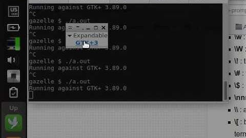 gtk expander
