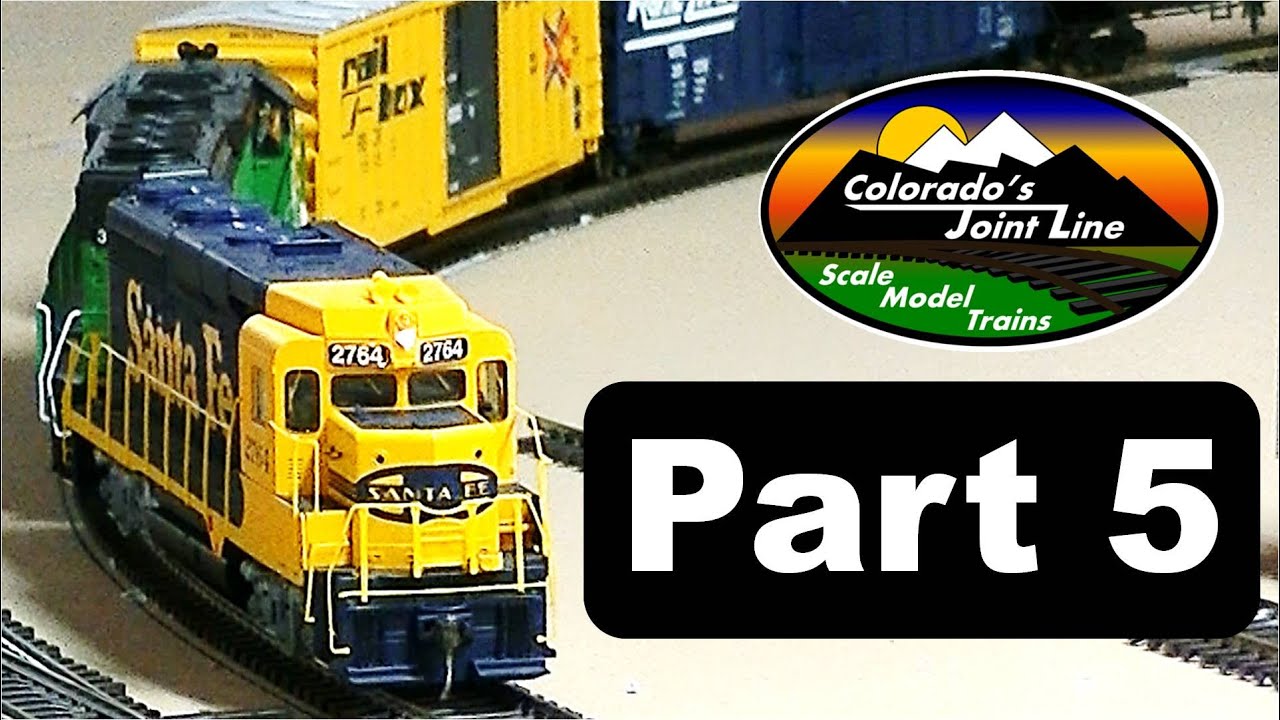 Model Railroad Layout Ops Session (Part 5 of 6) with ATSF, BN, SP, & D