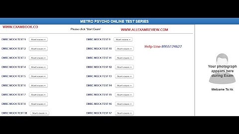 LMRC/UPMRC SC/TO Psycho/Aptitude Test Online