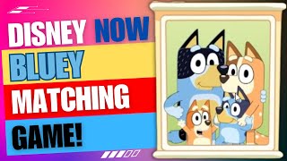 Disney Junior App - Bluey Matching Game #disneyjunior #bluey