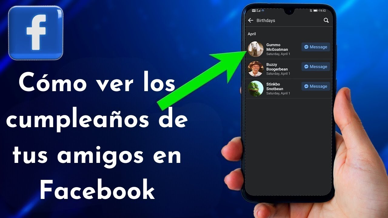 Cómo ver los cumpleaños de tus amigos en Facebook - YouTube