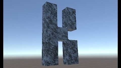 The easiest way to make 3D text in unity