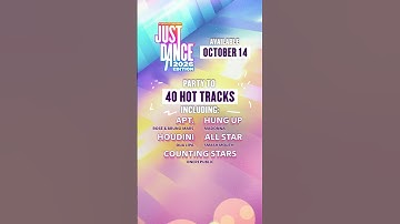 The Just Dance 2026 Tracklist has started off strong... and it