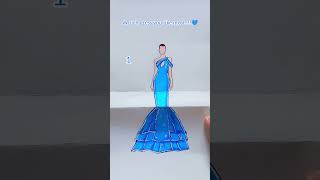 which dress is your favourite? 1 or 2 💙#art #artist #fashion #design #style #anime #painting