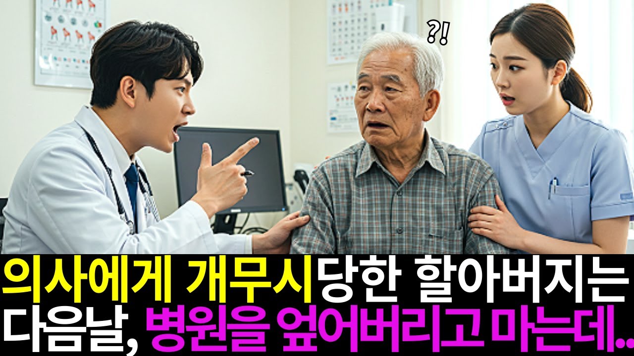 Outline Video 백만장자할아버지는 병원에서 의사의 갑질에 개무시당하자, 다음날 병원전체를 엎어버리고 마는데..