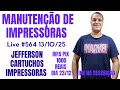 Manutenção de impressoras Sjc  Jefferson Cartuchos Impressoras LIVE #564