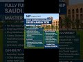 Fully Funded Saudi Arabia Scholarships 2025🎓 Master’s & PhD Programs