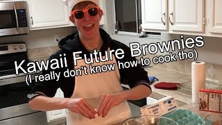 Music Morsels: Making Kawaii Future BROWNIES except I don't really know how to function in a kitchen