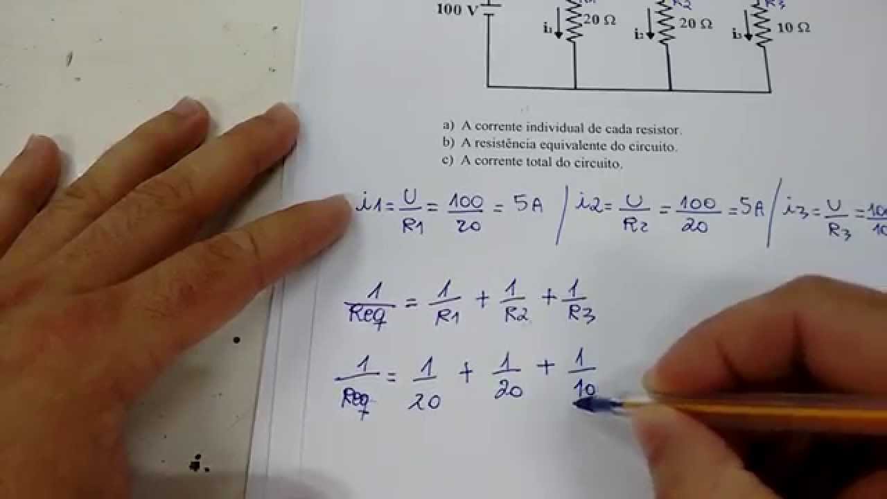 Associação de resistores em paralelo. - YouTube