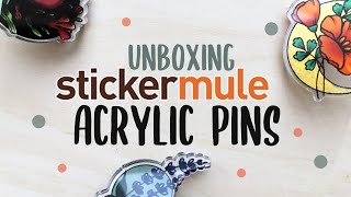 First Time Buying Pins From StickerMule! (Plastic Pins? Are They Worth It?!)