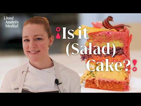 Salad Cake: A sweet way to eat your vegetables | José Andrés' Test Kitchen | Chef José Andrés