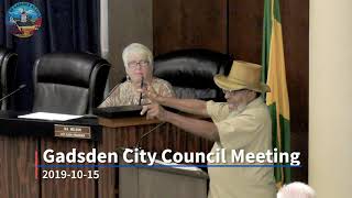 Gadsden City Council Meeting 2019-10-15